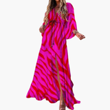 Women's Floral Maxi Dress – Colorful Print, Lightweight & Sleeveless