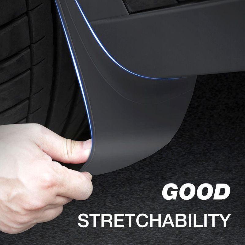 Car Fender Mud Flaps – TPE Material, Black & Tesla Model 3/Y Compatible