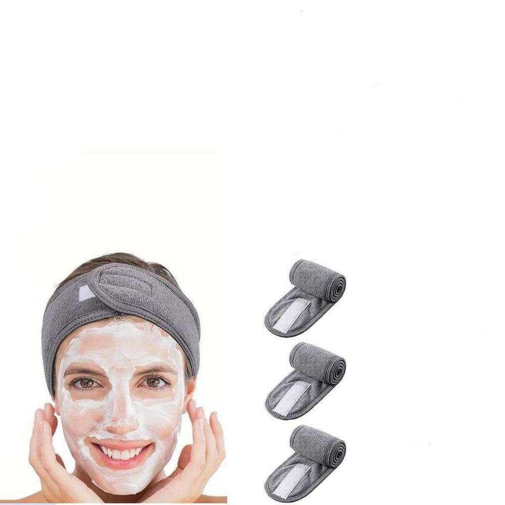 Adjustable Spa Headband – Unisex, Velcro Closure & Soft Breathable Fabric