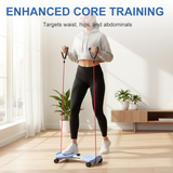 Stepper mit Widerstandsbändern für Ganzkörpertraining