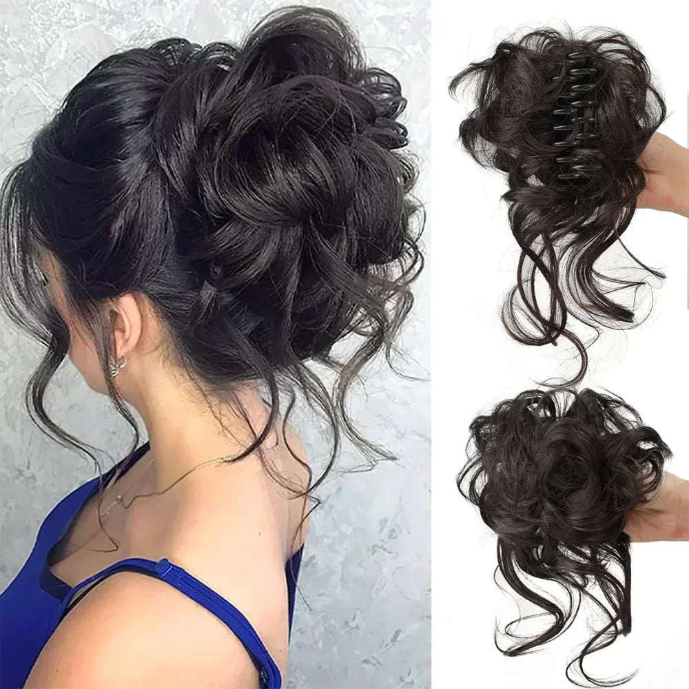 Kalsten | Curly Hair Bun – Clip-in Hair Piece with Volume and Natural Look
