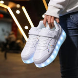 GlideGlow Trendy Roller Skates - detail
