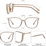 Progressive Lesebrille mit Blaulichtfilter - Komfortable, modische Lesebrille für digitalen Schutz und klare Sicht