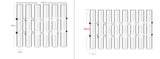Noxord | Flexible Flower Vases with Hinges | Modern Glass Tube Vase