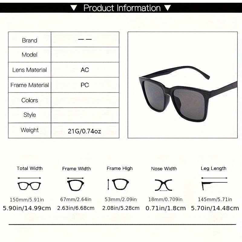 Y2K Sunglasses – Polarized Lenses, Lightweight Frame & Retro Style