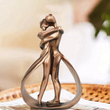Enhanced Product Title: "Bronze Umarmungs-Skulptur für Paare – Elegante Dekorative Figur für Ihr Zuhause" 

This title incorporates relevant keywords while maintaining clarity and appeal for potential buyers.