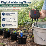 Solar Drip Irrigation System – 12 Plants, Digital Timer & USB Battery Backup