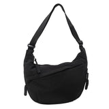 Nylon Crossbody Bag – Multiple Compartments, Adjustable Strap, 34×22cm, Unisex