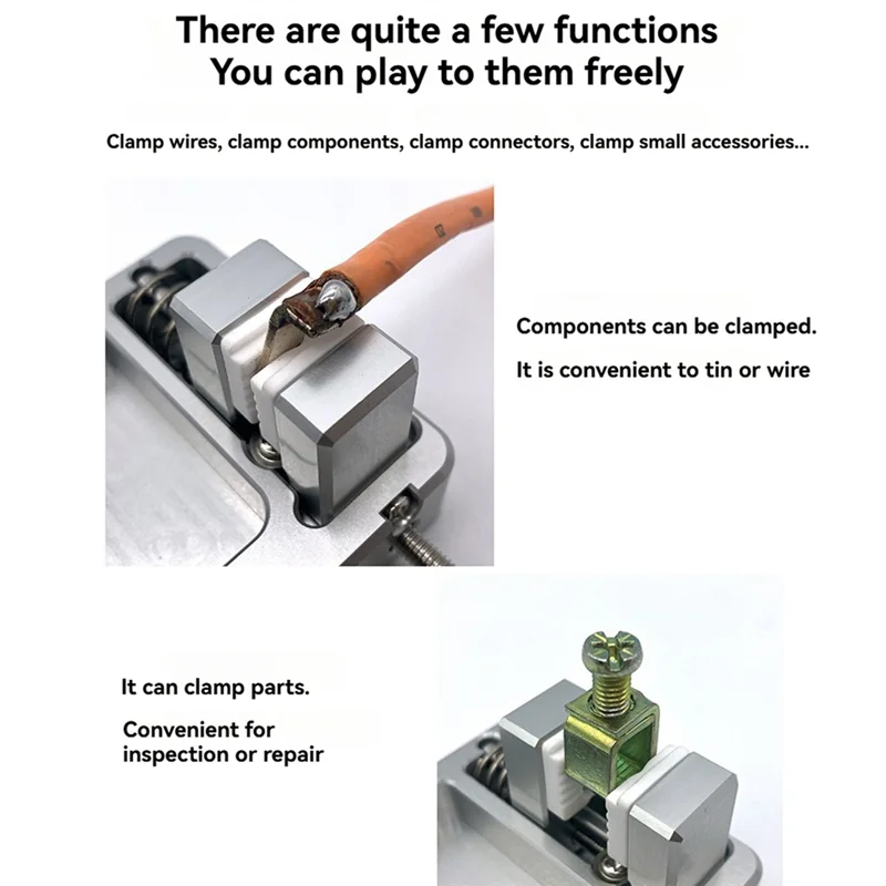 Enhanced Product Title: "Löt-Halteklammer – Professionelle Bauteilfixierung für sicheres Löten | Ideal für Elektronikprojekte" 

This optimized title includes relevant keywords while maintaining clarity and appeal for potential customers.
