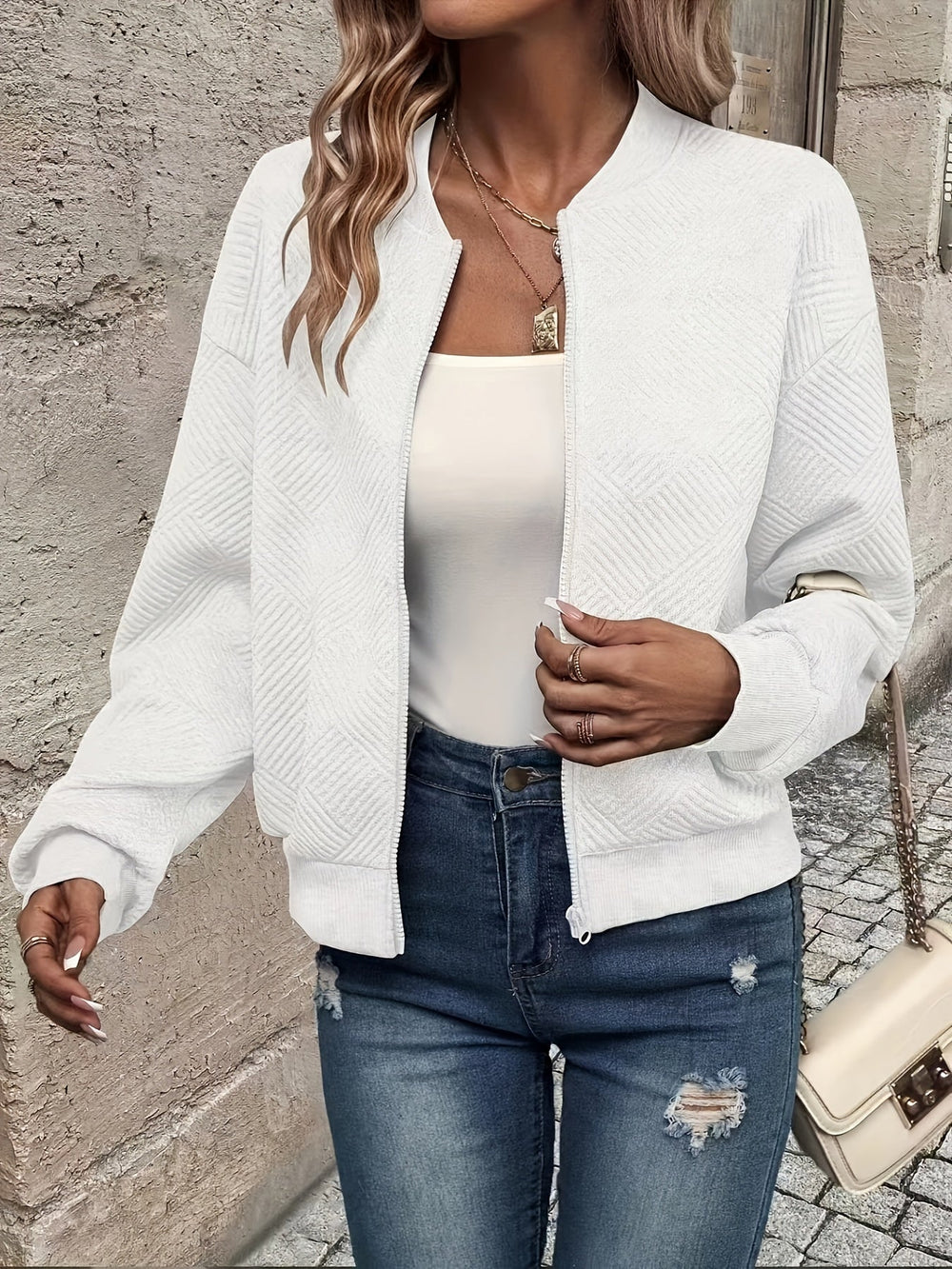 Enhanced Product Title: Isla™ Lightweight Zip-Up Jacket for Women - Stylish & Comfortable Outerwear

This optimized title includes relevant keywords and phrases that can improve visibility on Google Shopping while clearly describing the product.