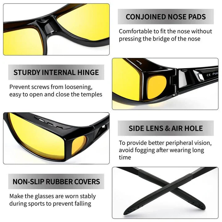 Enhanced Product Title: "Nachtfahrt-Überbrille – Klare Sicht bei Nacht | Optimale Sicherheit und Komfort" 

This title includes keywords that enhance searchability while emphasizing the product's benefits.