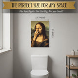 Optimized Product Title: "Humorvolles Renaissance Damen Leinwandbild für Badezimmer – Witzige Wandkunst für stilvolle Badezimmerdekoration" 

This title includes relevant keywords while enhancing clarity and appeal for potential buyers.