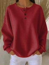 Anne Casual Sweater with Collar - Stylish Women's Knitwear for Everyday Wear