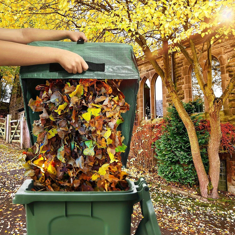 Foldable Garden Waste Bag – 100L, Tear-Resistant Woven Polypropylene & Reusable