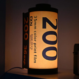 Film Reel Table Lamp – Retro 35mm Design, Warm White Ambient Light
