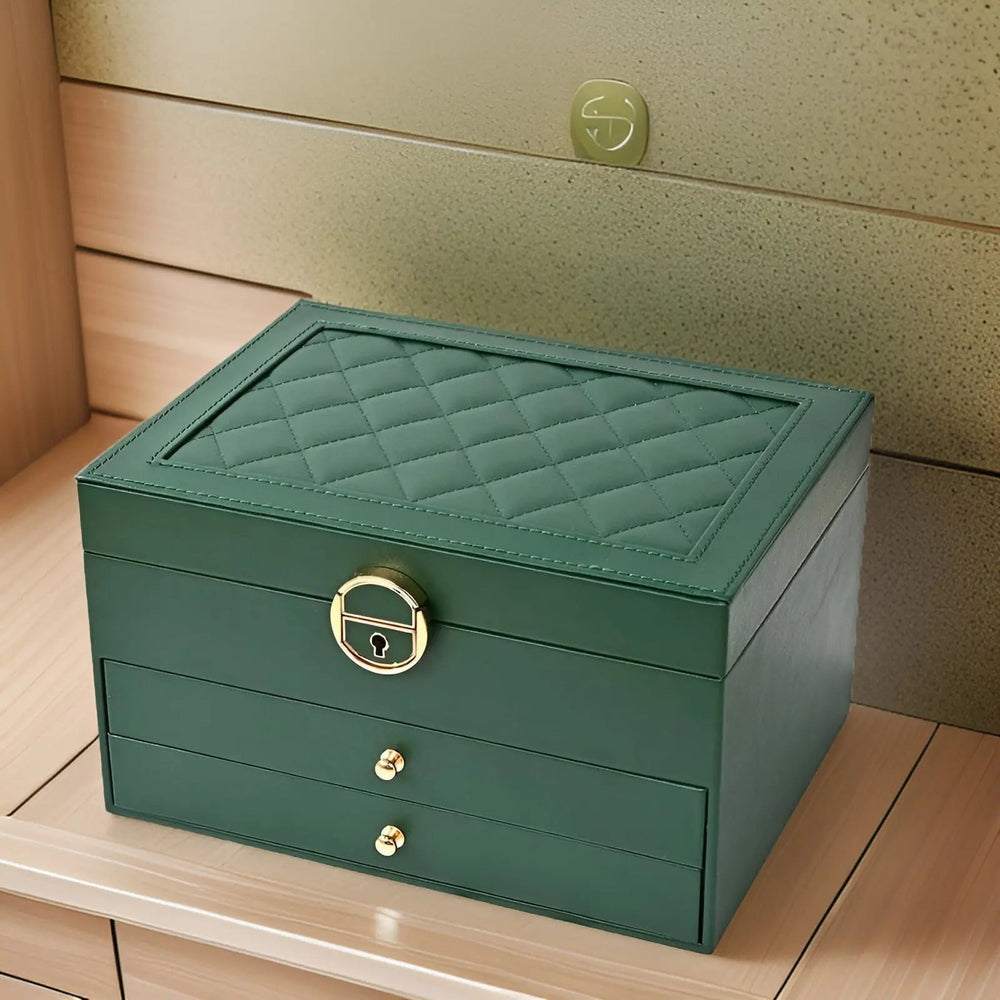 EleganceBox – Luxurious Multi-Tier Jewelry Box