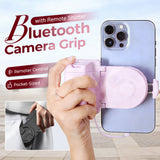 Bluetooth Smartphone Grip with Remote Shutter – Stabilize Your Shots for Blur-Free Photos
