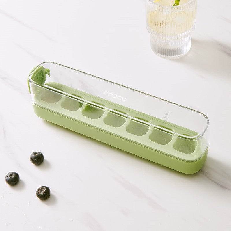 Ice Cube Tray with Push Mechanism