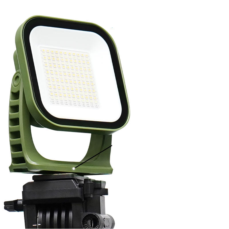 80W LED Solar-Powered Camping Lamp with Magnetic Base & Zoom Function - Portable Outdoor Light