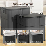 Zippered Storage Bag – Non-Woven Fabric, Dustproof, 4 Sizes, Reinforced Handles