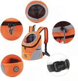 Dog Carrier Backpack – Front-Carry, Breathable Mesh, Up to 10 kg & 5 Colors