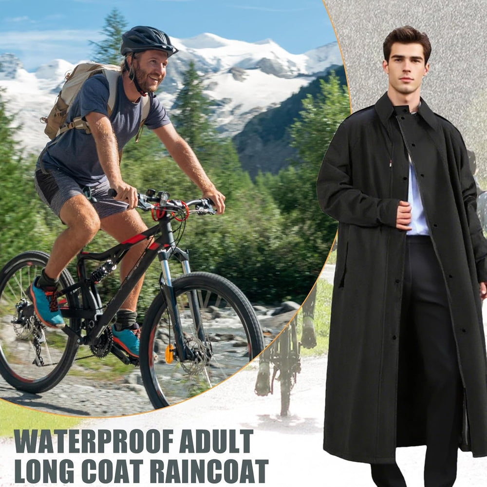 Veridra Long Waterproof Raincoat for Women - Stylish & Durable Weather Protection