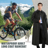 Veridra Long Waterproof Raincoat for Women - Stylish & Durable Weather Protection