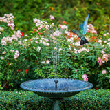 Solar Water Fountain – Self-Starting, 45 cm Spray Height, for Bird Bath & Pond