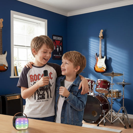 Karaoke Machine – Bluetooth, Portable Speaker & Wireless Microphones