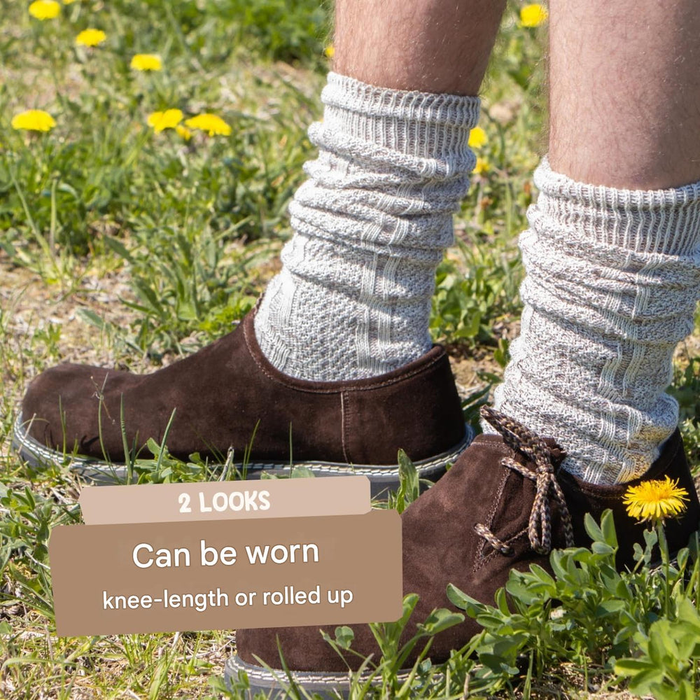 Sepp Bavarian traditional socks detail