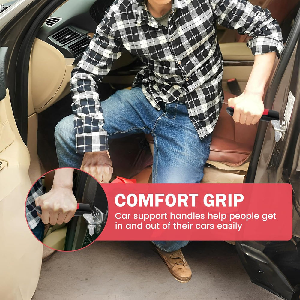 2-Piece Car Assist Handles with Emergency Tools - Moventa
