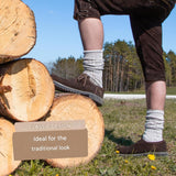 Sepp Bavarian traditional socks detail