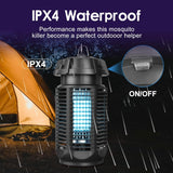 Electric Bug Zapper with 20W UV Light and 4200V Grid, IPX4 Waterproof - Zeytra