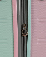 Lightweight Expandable Hardside Carry-On Luggage with Double Spinner Wheels - Cotton Candy Color | Travel-Friendly Design
