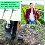 Enhanced Product Title: "Robuster Unkrautentferner mit 4-Zinken-Klaue – Effektives Gartenwerkzeug für müheloses Unkrautjäten" 

This title includes relevant keywords while emphasizing the product's effectiveness and durability, making it more appealing fo