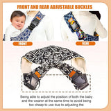 Adjustable Baby Carrier – Ergonomic Buckle System, Cotton Blend & 0.5-3 Years