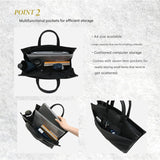 Professional 2-Way Business Briefcase with Organized Storage | Durable & Stylish Laptop Bag for Work & Travel