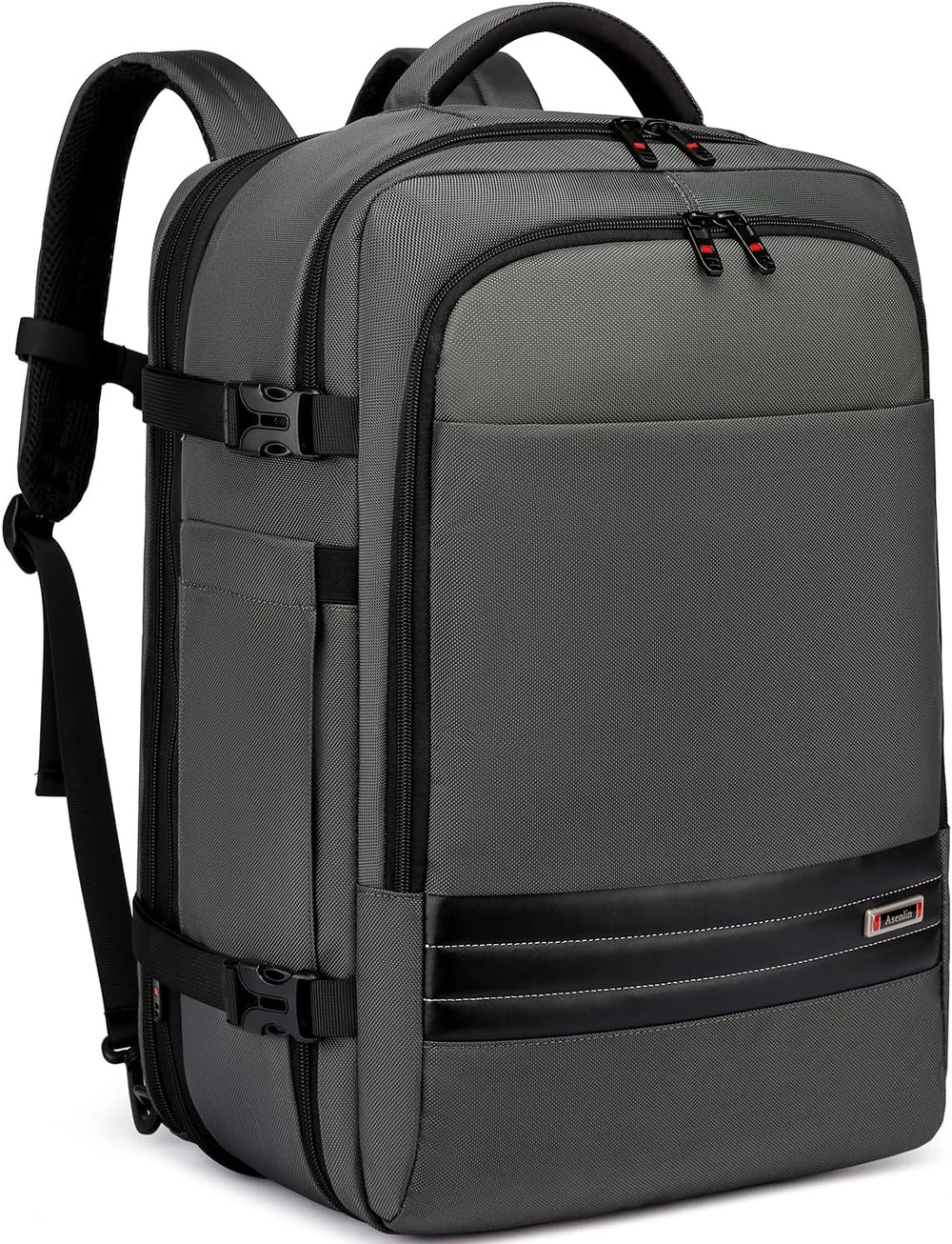 Expandable 45-55L Waterproof Travel Backpack - Gray
