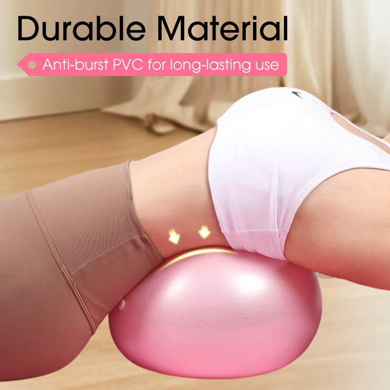 Pilates Exercise Ball – Anti-Burst PVC, 15cm & 25cm with Hand Pump