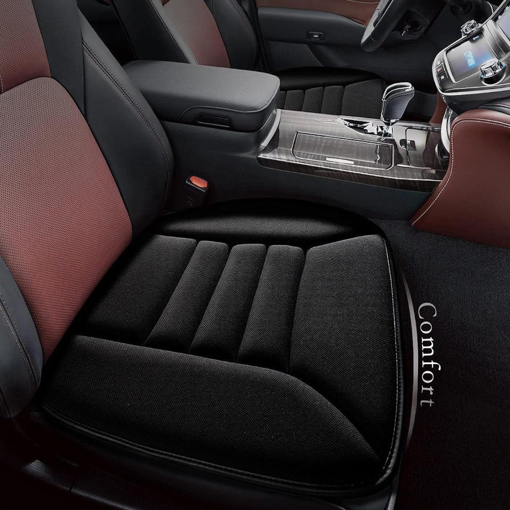 Memory Foam Car Seat Cushion – Ergonomic Gel Support, 54×47cm & Breathable Cover
