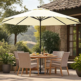 Patio Umbrella Replacement Canopy – Water-Repellent, Vented & 6/8 Rib Fit