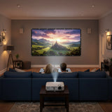 Portable 120 Inch Projector Screen Outdoor Movies HD Viewing