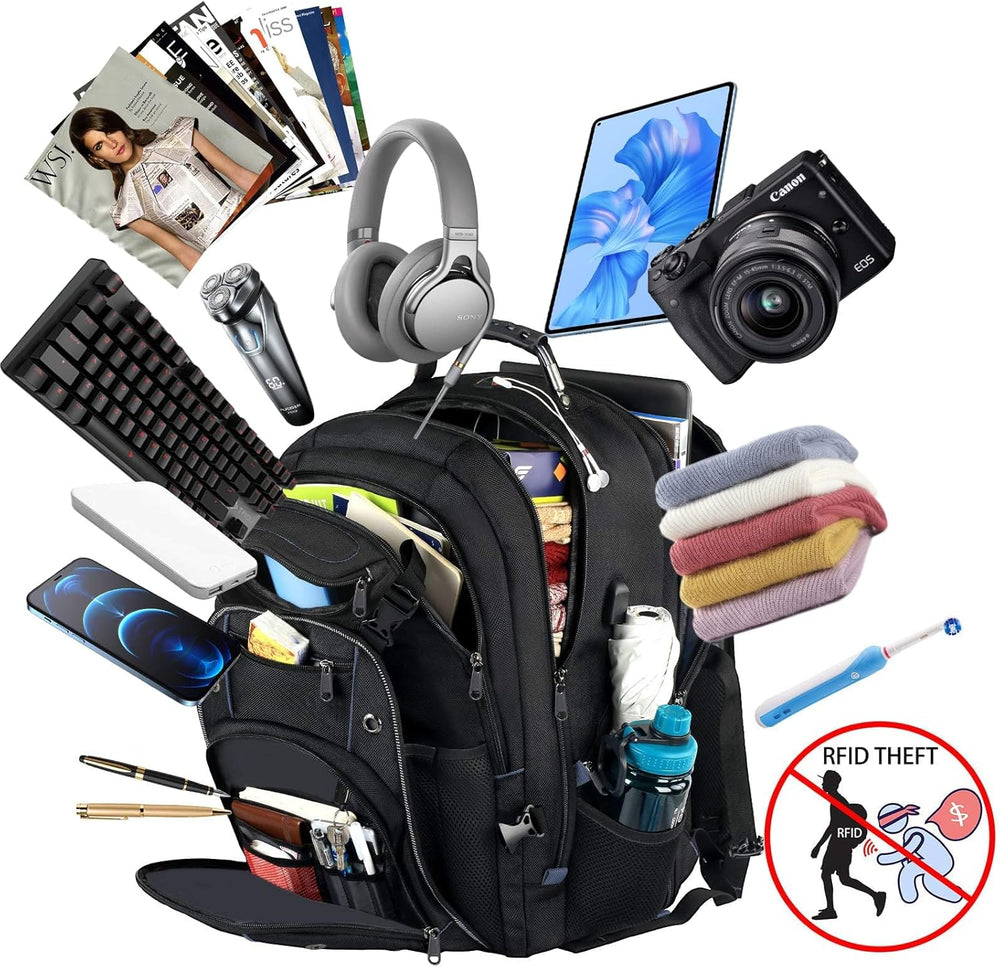 55L Extra-Large Travel Laptop Backpack - detail