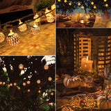 SunGlow Strings Moroccan-Style Waterproof Solar String Lights