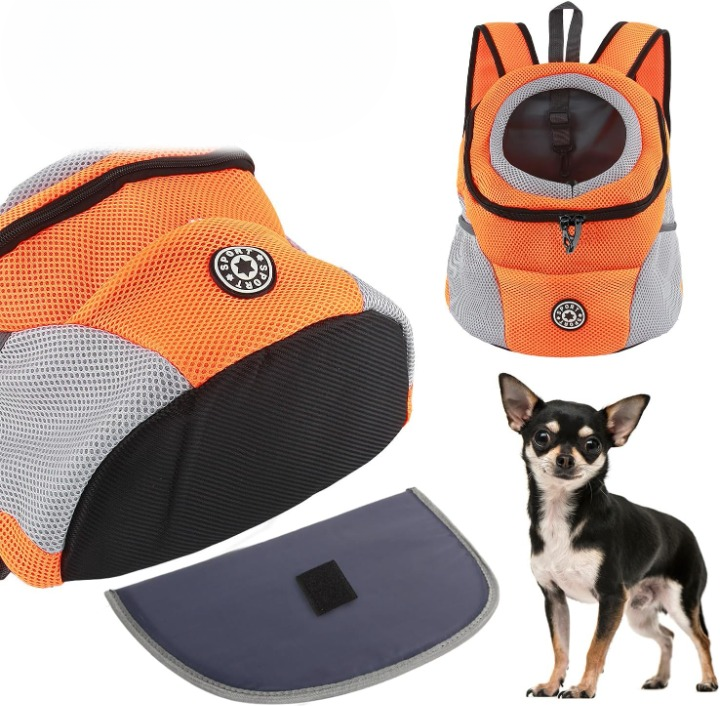 Dog Carrier Backpack – Front-Carry, Breathable Mesh, Up to 10 kg & 5 Colors
