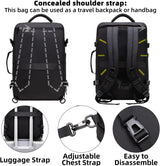 Expandable 45-55L Waterproof Travel Backpack