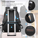 50L Extra Large Water-Resistant Travel Laptop Backpack with USB Charging Port - Ideal for Business & Outdoor Use