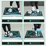 Soccer Training Mat – 120×60cm, Skill Markings with Online Video Access, Ages 6–14