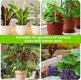 Copper Plant Stakes – 5-Pack, Pure Copper 30cm & Natural Growth Booster