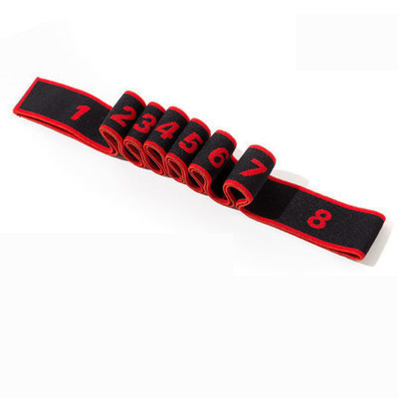 Optimized Product Title: "Verstellbares Widerstandsband mit 8 Segmenten – Ideal für Dehnen, Krafttraining & Fitnessübungen" 

This title includes relevant keywords while clearly conveying the product's purpose and benefits, making it more appealing for Go